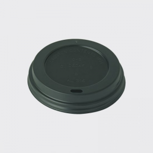 10oz - 16oz Black Domed Sip-through Lids (100)