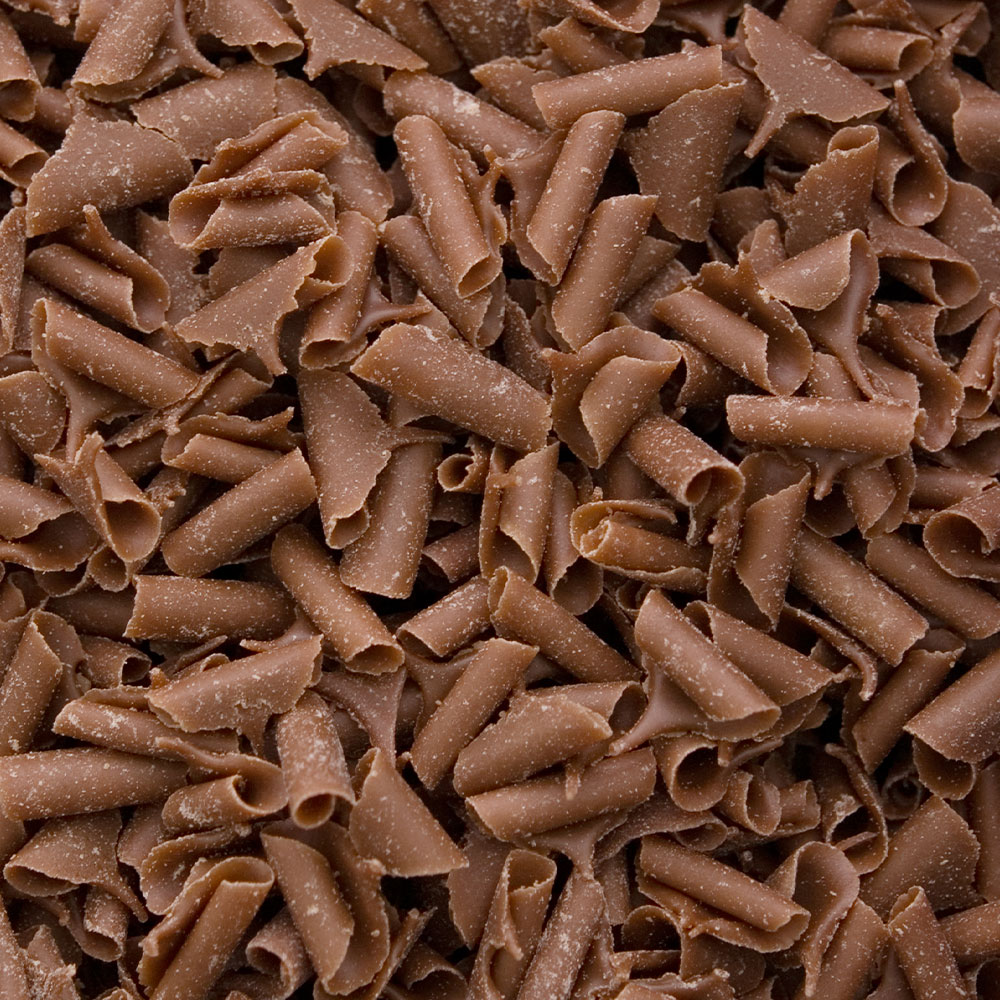 Belgian Milk Chocolate Curls (300g)