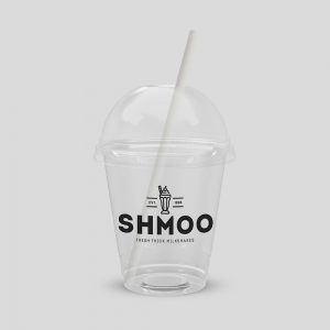 Shmoo Small Cups, Lids & Straws 12oz