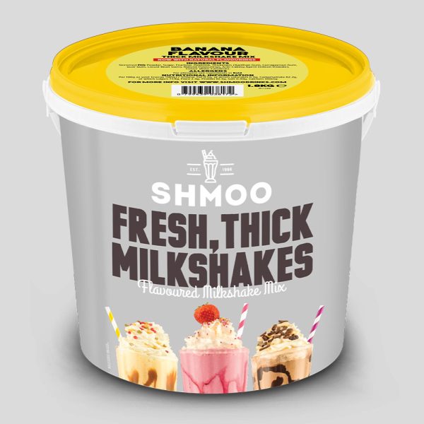 Shmoo Milkshakes Banana  Mix 1.8KG Tub