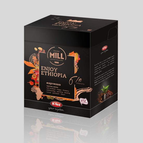 Enjoy Ethiopia K Fee Compatible Coffee Hotel Beverage Trays