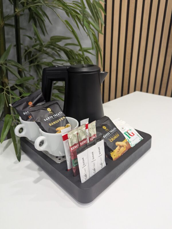 Square Hotel Trays with Biscuit